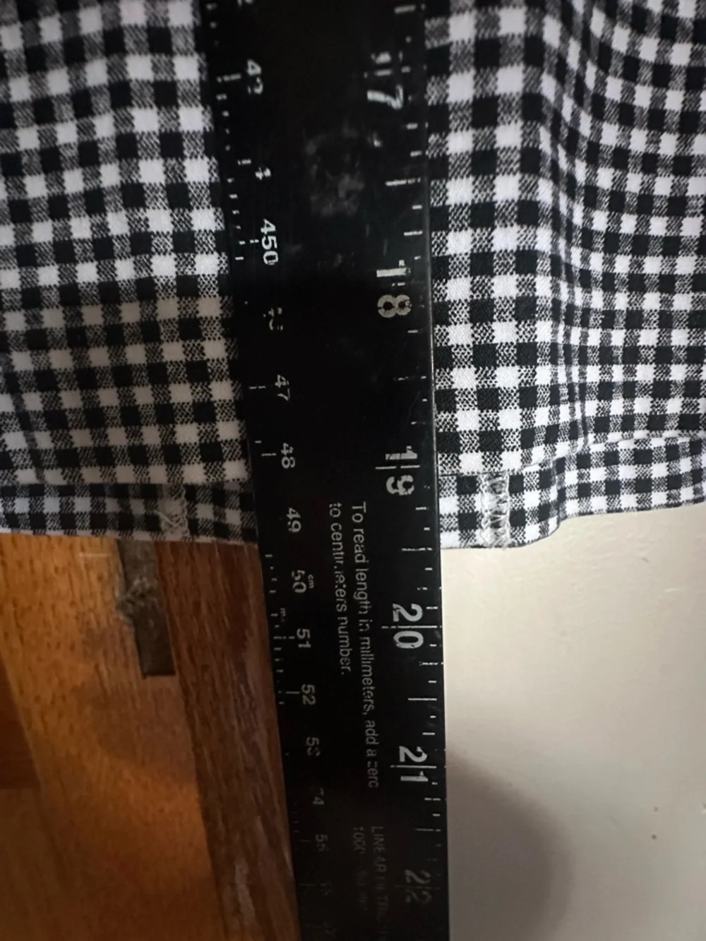 Charlie B Black White Gingham Skort Size 14 Preppy Golf Tennis Skirt Shorts